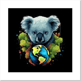 Koala Earth Day Posters and Art